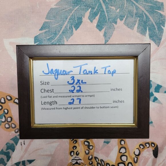 Lularoe Tank Top Womens 3XL Jaguar Animal Print Plus Size Tags Summer - Picture 5 of 7